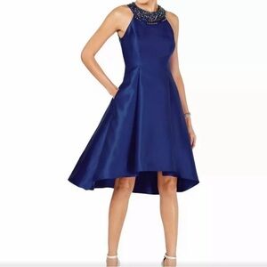 Adrianna Papell Mikado Fit and Flare Dress